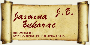 Jasmina Bukorac vizit kartica